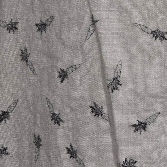 Ted Baker Charon Short Sleeve Carrot Print Linen Shirt Size 6 US 2XL - Picture 7 of 11